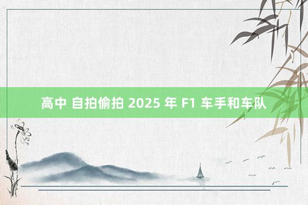 高中 自拍偷拍 2025 年 F1 车手和车队